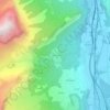 Outredière topographic map, elevation, terrain