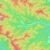 Zlatograd topographic map, elevation, terrain
