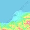 Léogâne topographic map, elevation, terrain