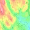 Daniels Mill topographic map, elevation, terrain