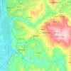 Nnewi topographic map, elevation, terrain