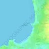 Pointe de la Torche topographic map, elevation, terrain
