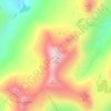 Binnein Mor topographic map, elevation, terrain