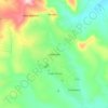 eMondlo topographic map, elevation, terrain