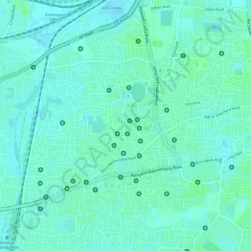 Sigra topographic map, elevation, terrain