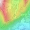 Col du Frêne topographic map, elevation, terrain