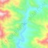 San Luis del Río topographic map, elevation, terrain