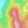 Old Baldy Mountain topographic map, elevation, terrain