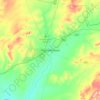 Potchefstroom topographic map, elevation, terrain