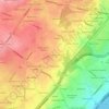 Ardencroft topographic map, elevation, terrain