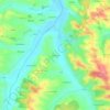 A Arnaud topographic map, elevation, terrain