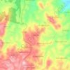 Comboni topographic map, elevation, terrain
