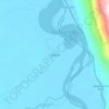 Yanajanca topographic map, elevation, terrain