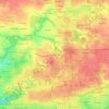 Goarem ar Zant topographic map, elevation, terrain