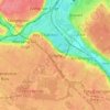 Grigny topographic map, elevation, terrain