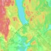 Ed topographic map, elevation, terrain