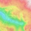 Lazine topographic map, elevation, terrain