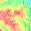 Catmere End topographic map, elevation, terrain
