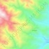Pampa de la Quinua topographic map, elevation, terrain