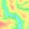 Hartford End topographic map, elevation, terrain