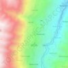 Shampon topographic map, elevation, terrain