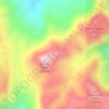 Chisos Mountains topographic map, elevation, terrain