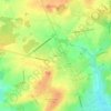 Le Briou topographic map, elevation, terrain