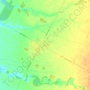 Ripley topographic map, elevation, terrain