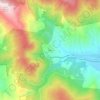 Pierle topographic map, elevation, terrain