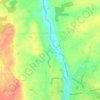 Concise topographic map, elevation, terrain