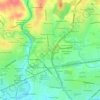 Prices Corner topographic map, elevation, terrain