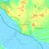 Somerleyton topographic map, elevation, terrain