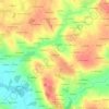 Les Genets topographic map, elevation, terrain
