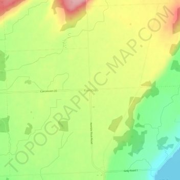 Kemble topographic map, elevation, terrain