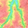 Coasvout topographic map, elevation, terrain