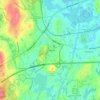 East Millbury topographic map, elevation, terrain