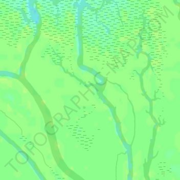 Chapman Bay topographic map, elevation, terrain