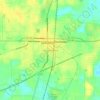 Hudson Addition topographic map, elevation, terrain