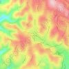 مربعة سبتة topographic map, elevation, terrain