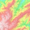 Timotes topographic map, elevation, terrain