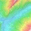 Le Crot topographic map, elevation, terrain