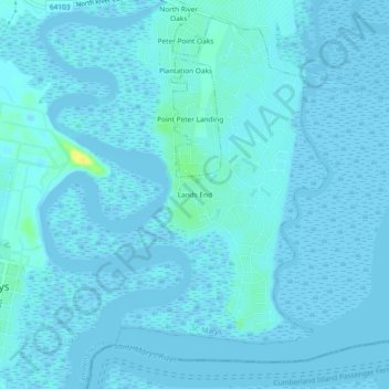 Lands End topographic map, elevation, terrain