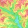 Hemlock Gorge topographic map, elevation, terrain