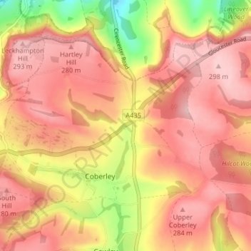 Seven Springs topographic map, elevation, terrain
