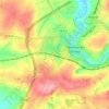 La Ligotière topographic map, elevation, terrain