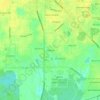 Audubon topographic map, elevation, terrain