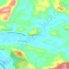 Minuwandeniya topographic map, elevation, terrain
