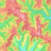 Redoules topographic map, elevation, terrain