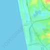 Panambur topographic map, elevation, terrain