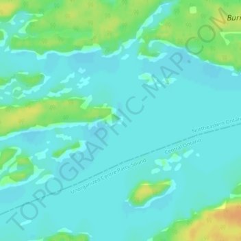 Windy Point topographic map, elevation, terrain